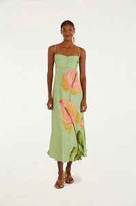 FARM FARM VESTIDO CROPPED ANTURIO