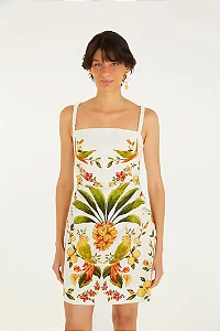 FARM VESTIDO CURTO BOSQUE CHIC