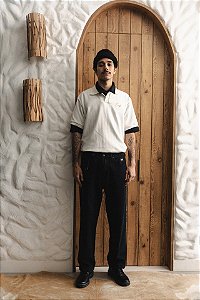 SUBURB POLO SMALL LOGO - OFF WHITE