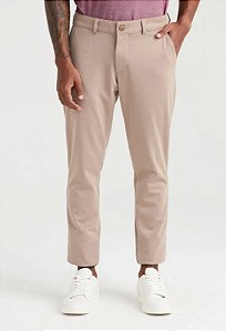 DOCTHOS CALÇA SLIM MALHA LISA - CAQUI