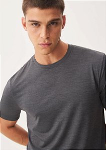 HERING SPORTS CAMISETA MASCULINA ESPORTIVA BÁSICA TOQUE GELADO - PRETO