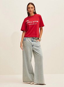 FORUM CAMISETA FEMININA MANGA CURTA COM ESTAMPA