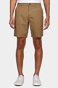 ARAMIS BERMUDA CHINO CASUAL EM SARJA CAQUI