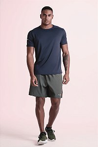 LUPO SPORTS T-SHIRT POLIAMIDA BÁSICA RUN MASCULINA - PRETO