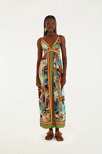 FARM VESTIDO LENÇO ESTAMPADO BEM QUERER