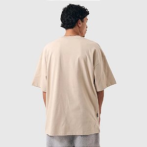 CHAMPION CAMISETA OVERSIZED ARCH LOGO AUTUMN - BEIGE