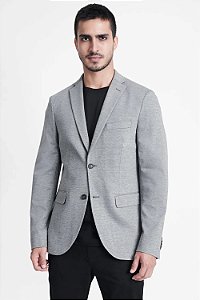 ARAMIS PALETÓ MALHA SUPER SLIM - CINZA