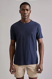 RESERVA CAMISETA PIQUET FLAME MARINHO