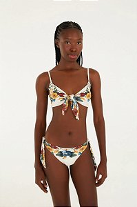 FARM BEACHWEAR BIQUINI LENÇO TROPICALZINHO