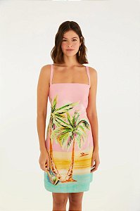 FARM VESTIDO CURTO COQUEIRÃO