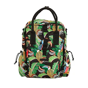 FARM ETC MOCHILA TUCANOS COM FOLHAGENS