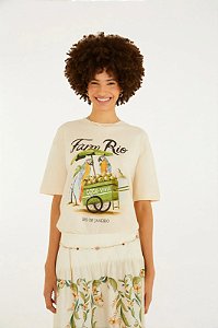 FARM T-SHIRT MEDIA CARRINHO DE COCO