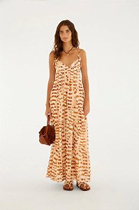 FARM VESTIDO LONGO ALCA ESPADA DE SAO JORGE