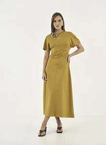 COLCCI VESTIDO MARROM EBBELA
