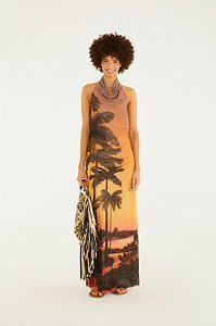 FARM VESTIDO TULE DEGAGE MIRANTE