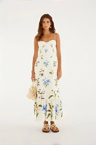 FARM VESTIDO AQUAFLORA E