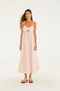 FARM VESTIDO CROPPED PREGAS ROSA BETHANIA