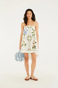 FARM VESTIDO CURTO AQUAFLORA