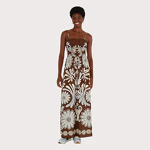 FARM VESTIDO CROPPED COLETANEA TROPICAL