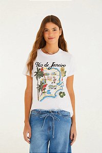 FARM TSHIRT FIT MAPA FARM RIO OFF WHITE
