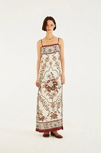 FARM VESTIDO LONGO PALA JARDIM MAJESTOSO