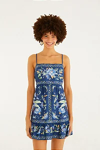 FARM VESTIDO ALCA FLORAL ANA