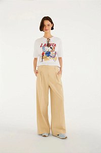 FARM CALCA LONGA ALFAIATARIA BEGE SAIBRO