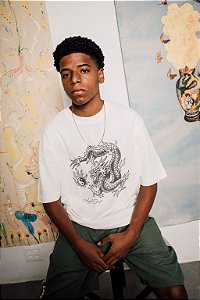 HIGH TEE FIRE DRAGON WHITE -