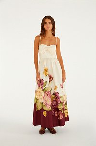 FARM VESTIDO LONGO VERSALLES