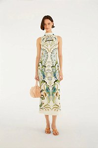 FARM VESTIDO MIDI MILENA