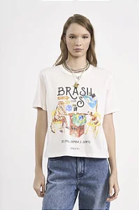 COLCCI CAMISETA ESTAMPADA OFF SHELL