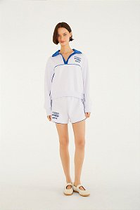 FARM SHORT MOLETOM PEIXE BORDADO