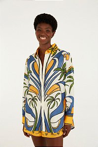 FARM CAMISA GRAFICO TROPICAL
