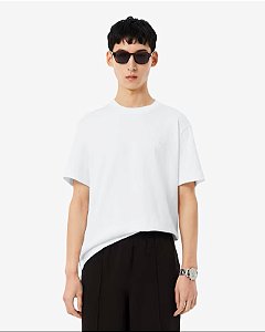 LACOSTE CAMISETA EM MALHA ESTAMPADA WHITE
