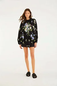 FARM SHORT BALONE ESTAMPADO AGUA DE FLOR