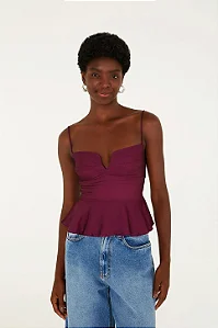 FARM BLUSA CROPPED ARO V