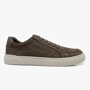 DEMOCRATA TENIS MASCULINO BILL COURO SMOKE