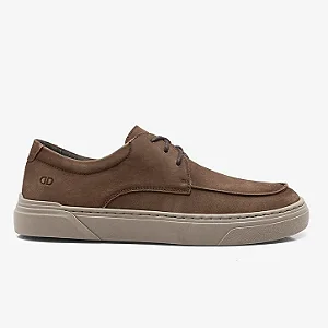 DEMOCRATA TENIS MASCULINO BILL COURO MARROM
