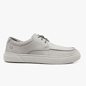 DEMOCRATA TENIS MASCULINO BILL COURO CINZA