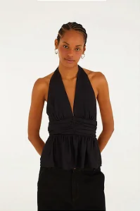 FARM BLUSA AMARRACAO SELVA DE FLOR