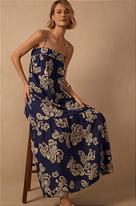 DRESS TO VESTIDO CROPPED ESTAMPA MARINHA MIX