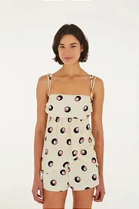 FARM BLUSA ESTAMPADA POA DE ARARINHA