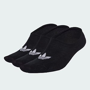 ADIDAS ORIGINALS MEIAS SOQUETE 3 PARES BLACK