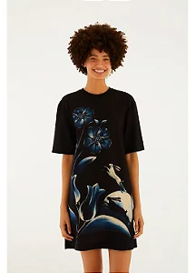 FARM VESTIDO T-SHIRT BASICO LUZ DO LUAR