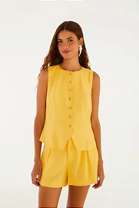 FARM COLETE BOTOES AMARELO MARCELLE