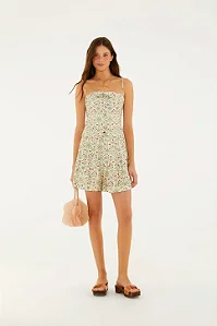 FARM SHORT ALFAIATARIA ENCANTO FLORAL