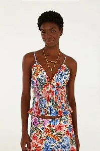 FARM BLUSA ESTAMPADA FLORABELA