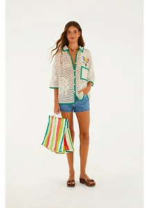 FARM SHORT JEANS BASICO CINTURA ALTA