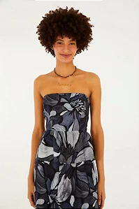 FARM BLUSA ESTAMPADA JARDIM DE AMORA