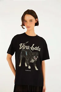 FARM TSHIRT MEDIA VIRA LATA MALHADO